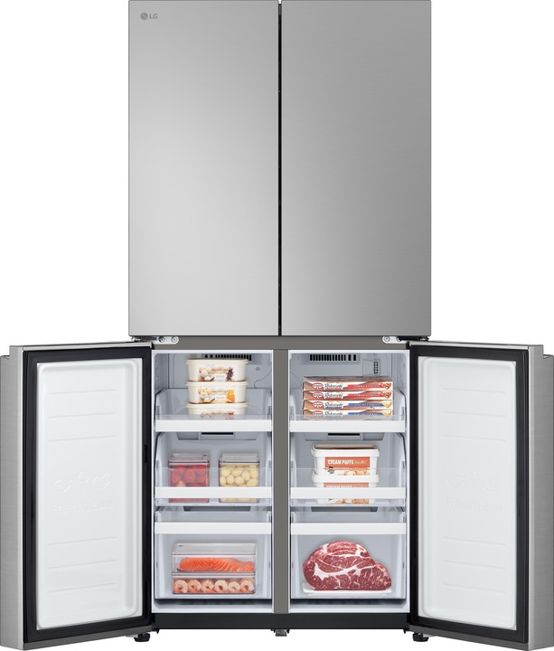 Immagine prodotto LG GMB860PYDE Frigorifero Multidoor Slim, Classe E, 530L, Wi-Fi, Total No Frost, Argento (530 l)