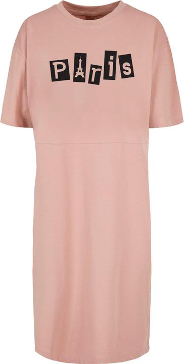 Merchcode Ladies Paris Organic Oversized Slit Tee Dress - 117787 (M)
