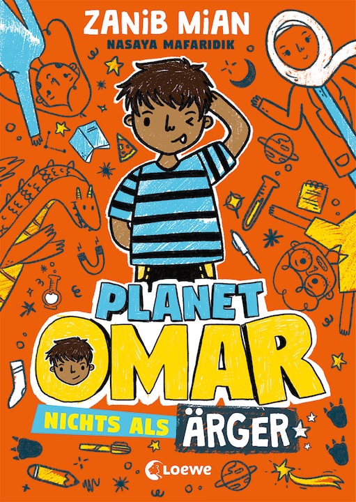 Productafbeelding Loewe Planet Omar (Band 1) - Nichts als Ärger (Duits, Zanib Mian, Ann Heerlijk, Nasaya Mafaridik, Loewe kinderboeken, 2023)