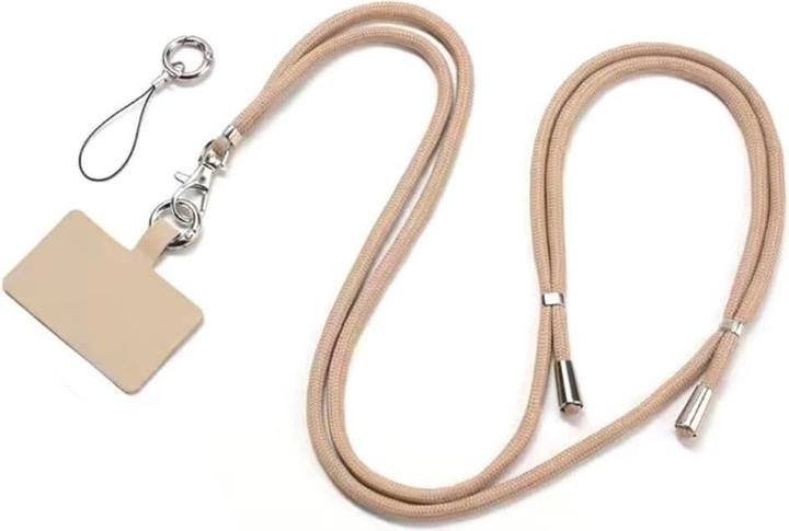 Cover-Discount Catena portacellulare universale con cinturino beige