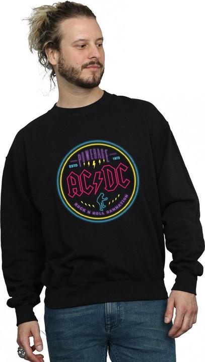 Produktbild AC/DC Kreis Neon Baumwolle Sweatshirt (S)