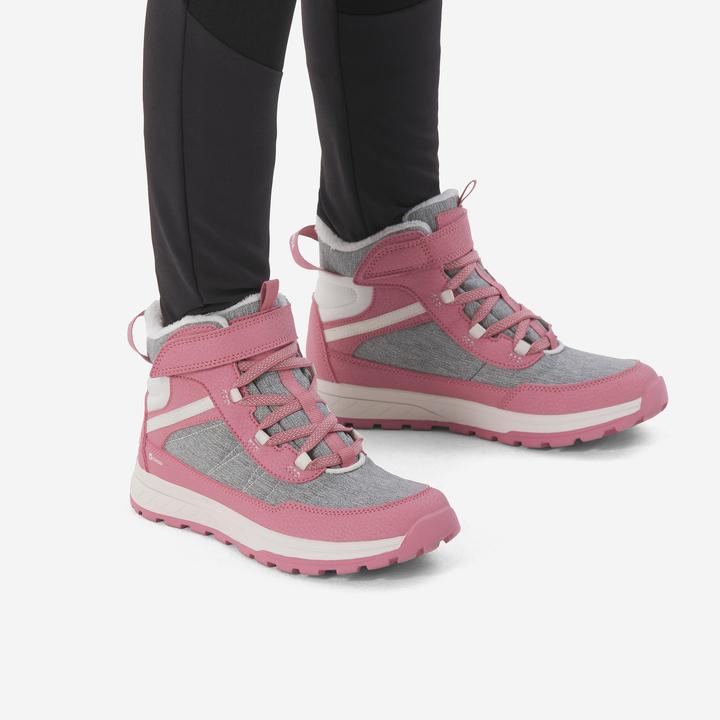 Produktbild Quechua Winterschuhe Kinder Gr. 24–38 Synthetik Winterwandern warm - SH500 rosa (30)