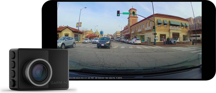 Image du produit Garmin Dash Cam 57 (WiFi, Récepteur GPS, Batterie, WQHD)