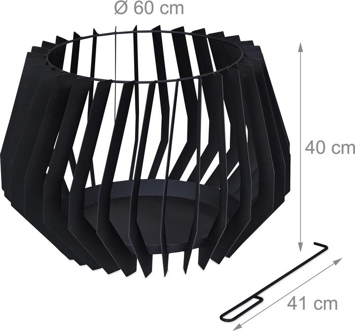 Image du produit Relaxdays Braséro (60 cm)