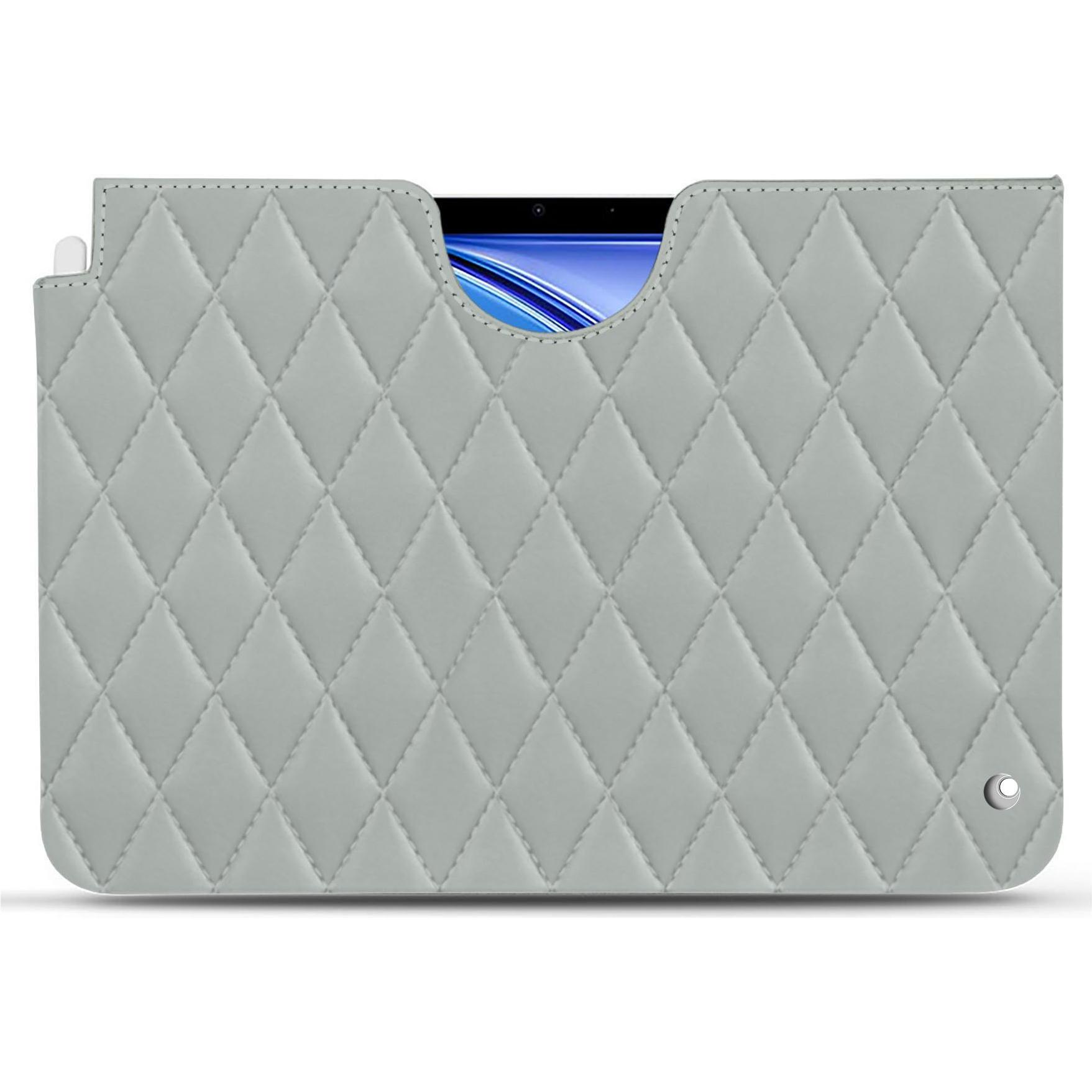 Noreve Lederschutzhülle (iPad Air 2020 (4. Gen), iPad Air 2022 (5. Gen)), Tablet Hülle, Grau