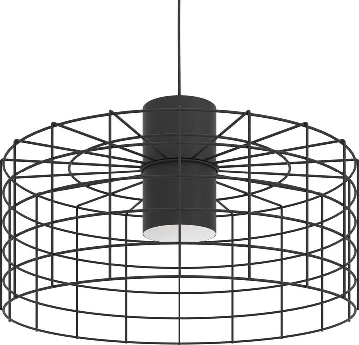 Actual product image EGLO Pendant lamp MILLIGAN 1x E27 Black / White (E27)