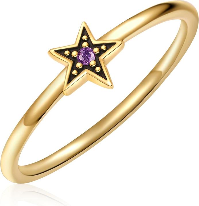 Image du produit Glanzstücke München Bague femme étoile argent sterling - 34582 (54, Argent 925)