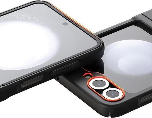 Actual product image GCS etui Aero Flex M Sam Z Flip6 czarny/black AR20-02023A (Samsung Galaxy Z Flip6, Samsung Galaxy Z Flip7 FE)