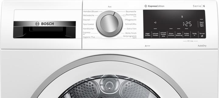 Image du produit Bosch Hausgeräte WQG 233 DH 0 Sèche-linge avec pompe à chaleur 8kg A+++ AutoDry SensitveDry (EX) (8 kg, Droite)