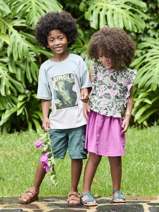 Immagine prodotto Vertbaudet Mädchen Blusentop aus Musselin mit Volants (92)