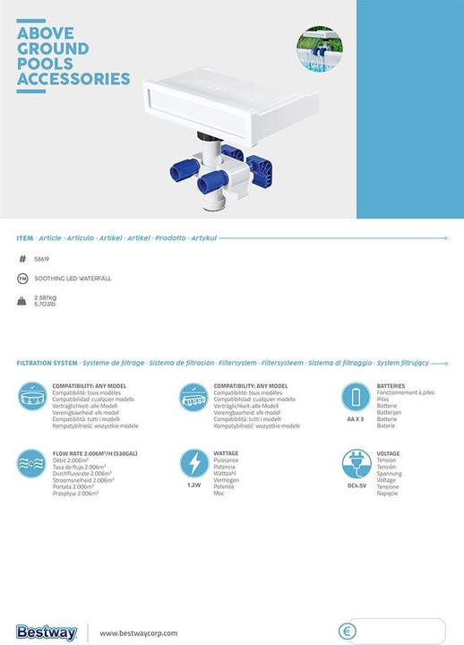 Produktbild Bestway Wasserfall