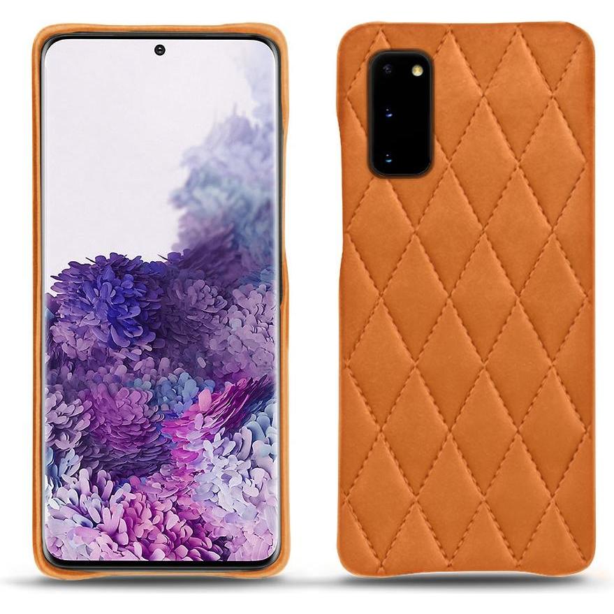 Thumbnail - Noreve Lederschutzhülle (Samsung Galaxy S20), Smartphone Hülle, Orange