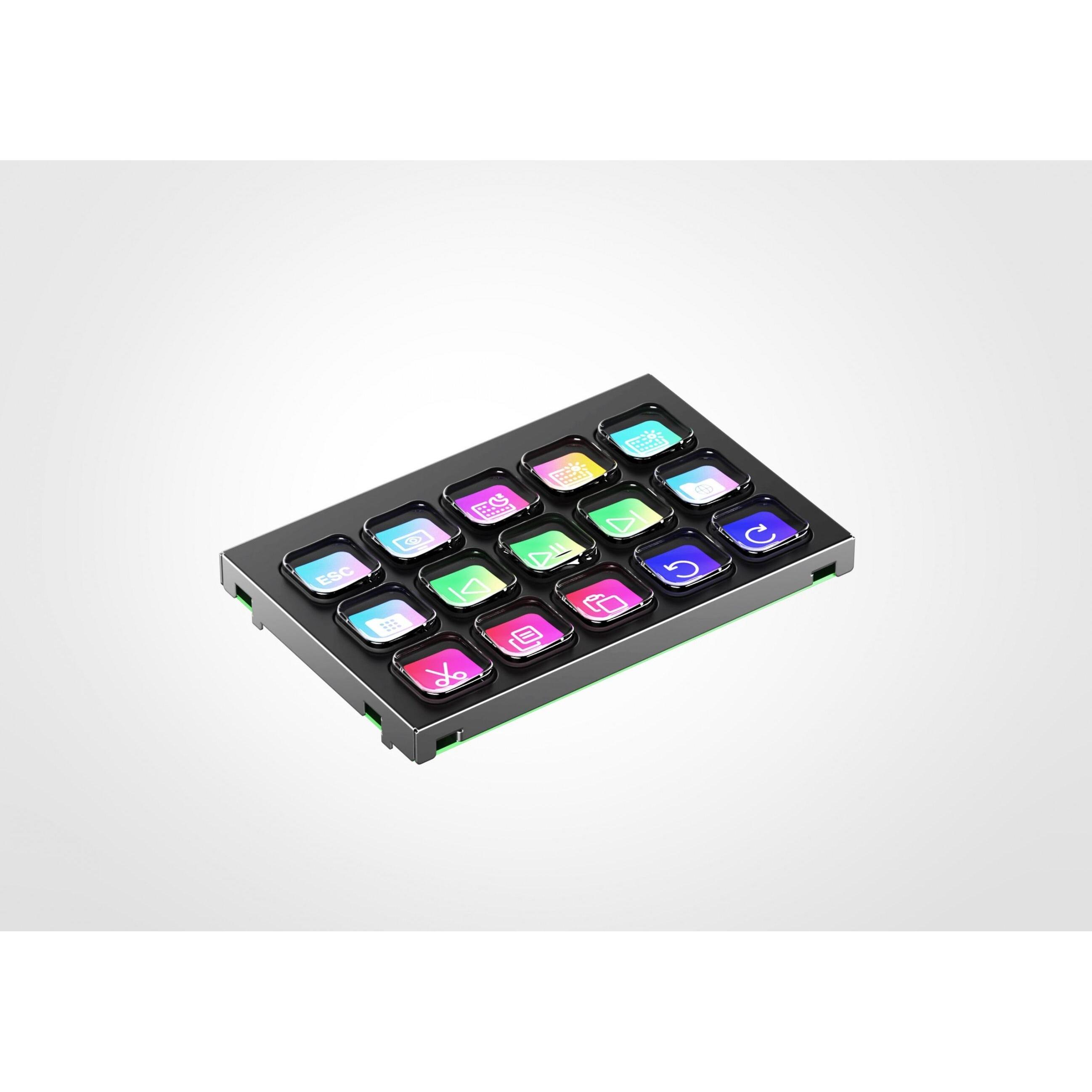 Elgato Stream Deck Module 15 (Membrane Keys, USB), Streaming deck, Nero
