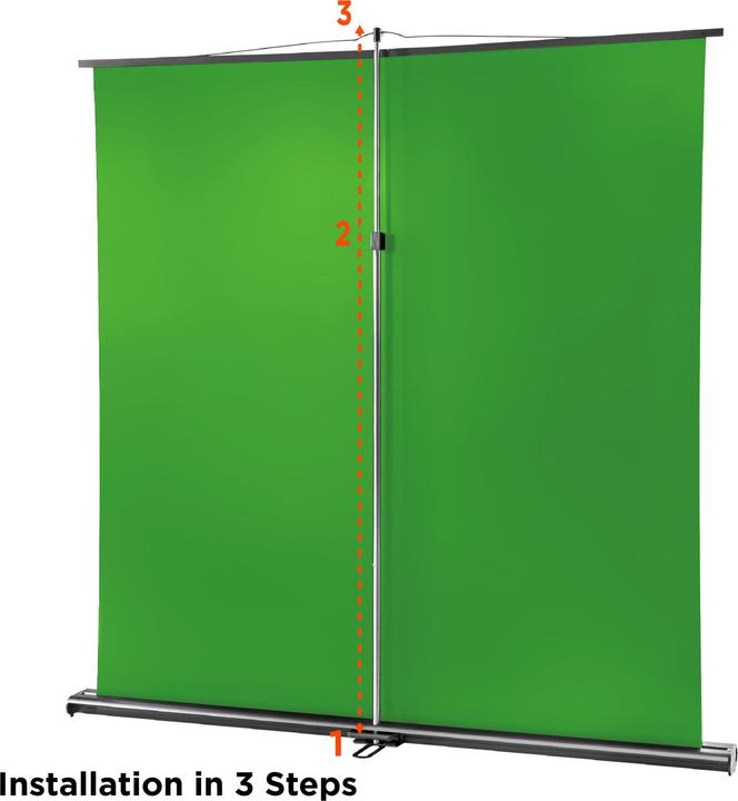Produktbild Celexon Mobile Lite Chroma Key Green Screen (4:3)