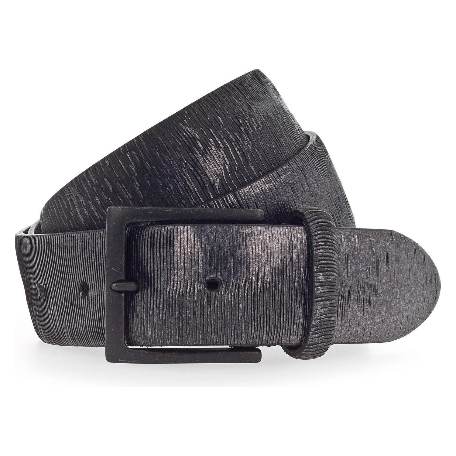 B.Belt, Damen, Gürtel, 40 Mm Full - Grain Leather Belt, Schwarz