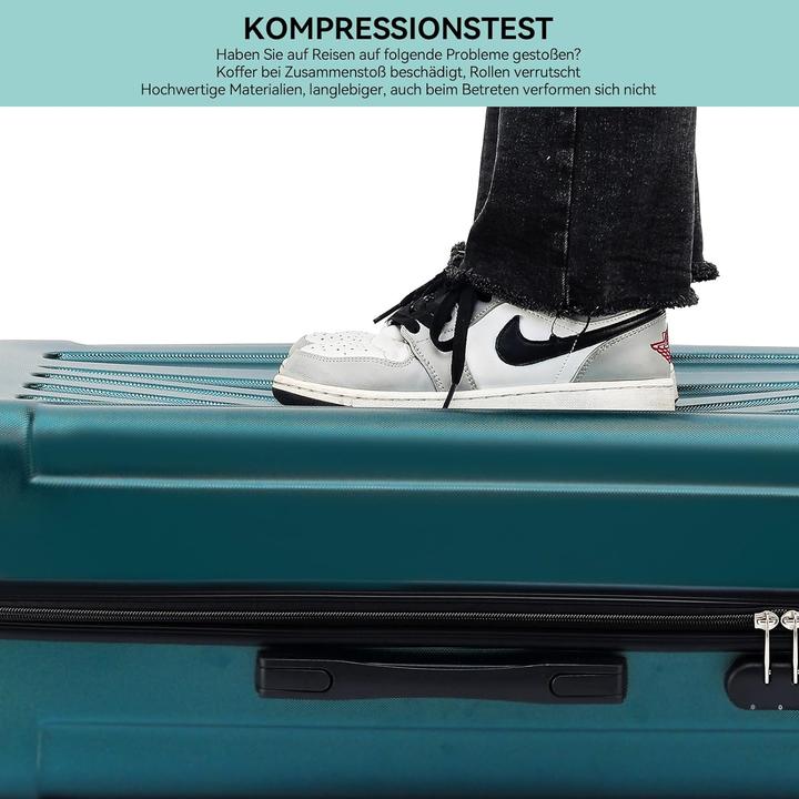 Image du produit Beibye 3-teiliges Hartschalenkoffer-Set