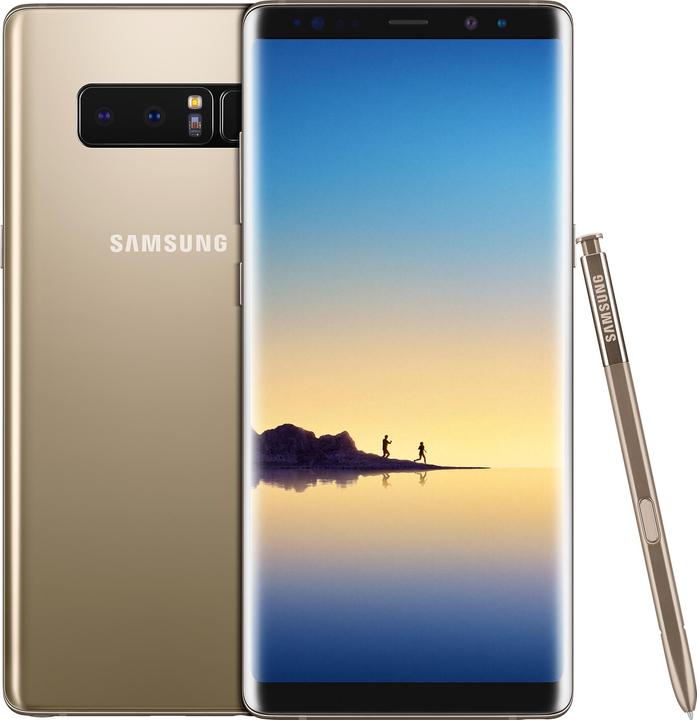 Produktbild Samsung Galaxy Note8 (64 GB, Maple Gold, 6.30", Hybrid Dual SIM, 4G)
