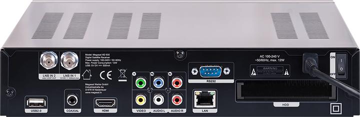 Actual product image Megasat HD 935 Twin - Digital Multimedia Receiver (DVB-S2, DVB-S)