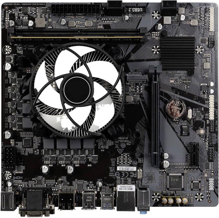 Produktbild Renkforce PC Tuning-Kit Intel® Core™ i3 14100 4.7 GHz 16 GB DDR5-RAM M.2 PCIe N (LGA 1700, Intel H610, mATX)