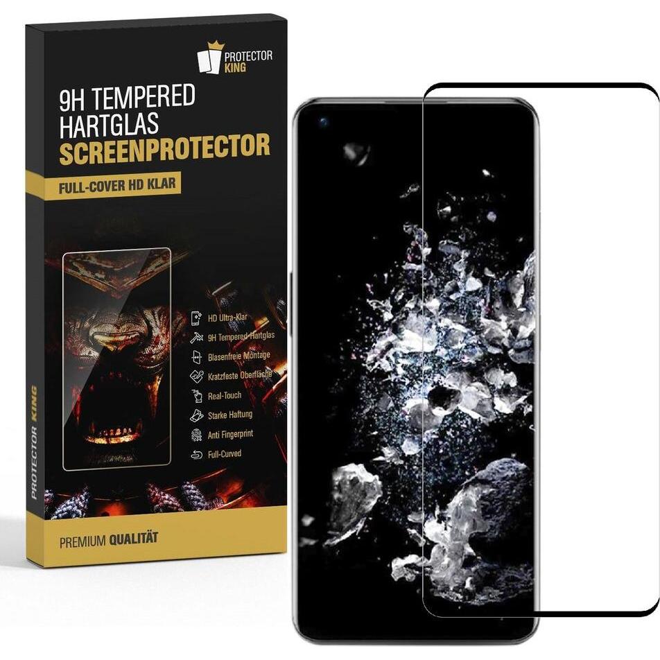 Protectorking 6x echtes Tempered 9H Panzerhartglas 3D KLAR (6 Stück, OnePlus 11), Smartphone Schutzfolie, Transparent