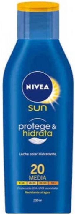 Produktbild NIVEA SUN PROTEGE&HIDRATA leche SPF20 200 ml (Sonnenmilch, SPF 20, 200 ml)
