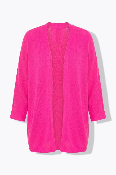 Produktbild Miamoda Strickjacke, offene Passform, 3/4-Fledermaus-Ärmel (46, 48)