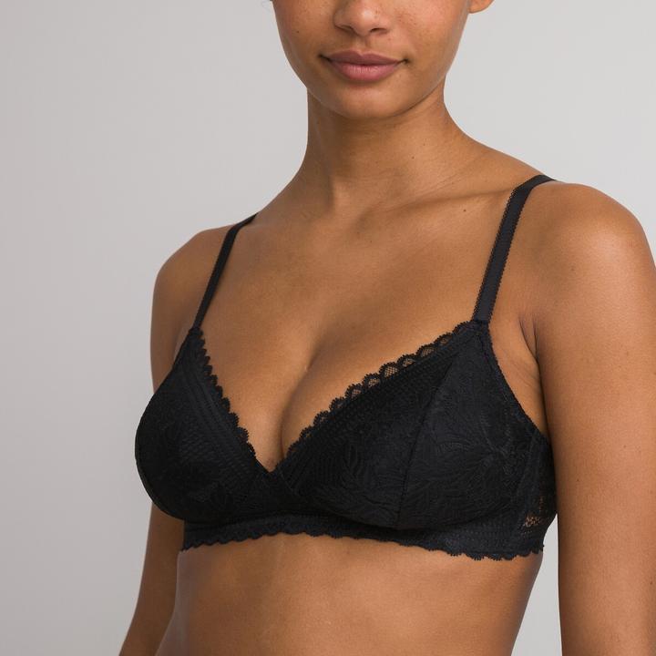 Actual product image La Redoute Collections Volume bra in recycled lace (80 A)