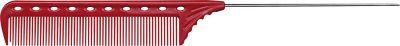 Actual product image Haaro Y.S. Handle comb No. 102 red
