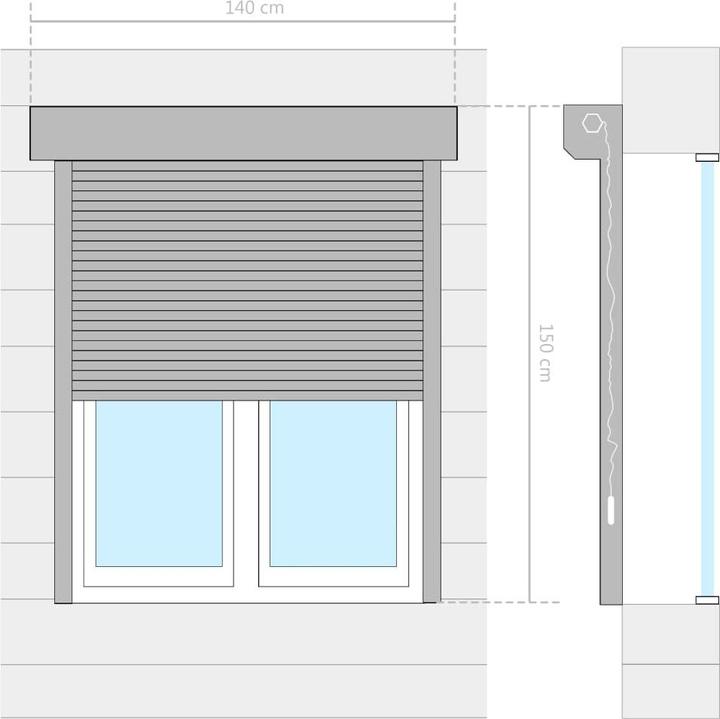 Actual product image vidaXL Helin (140 x 150 cm)