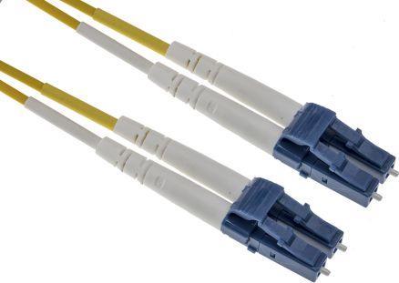 Produktbild RS PRO LC/UPC Duplex Patchcord 7mtr - Yellow (7 m)