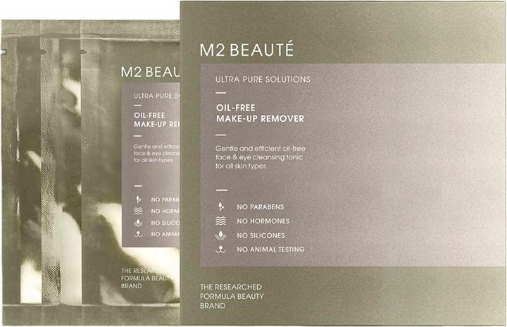 Actual product image M2 Beauté M2Beauté - Oil-Free Eye Make-Up Remover Pads (Facial cleansing wipes, 10.50 ml)