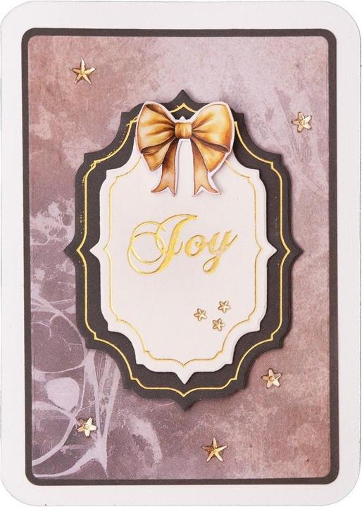 Image du produit art by marlene Die-cut designer Bloc de papier "Romantic Christmas" 28 Feuilles Essentials (170 g/m², 28x)