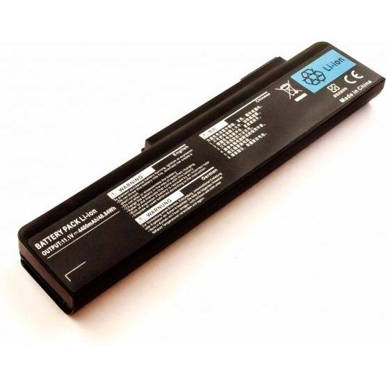 XCell Akku passend für BENQ JoyBook S41, S42, Li-Ion, 11,1V, 4400mAh, 48,8Wh, black (4400 mAh), Notebook Akku, Schwarz