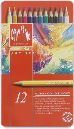 Produktbild Caran d'Ache Supracolor Aquarelle Metallschachtel (12x)