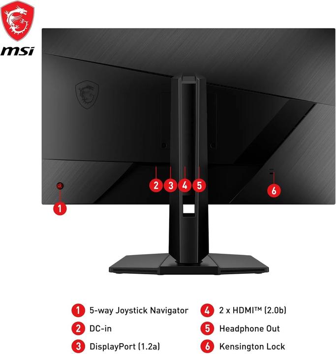Produktbild MSI G272QPF E2 27inch Rapid IPS Flat (2560 x 1440 Pixel, 27")
