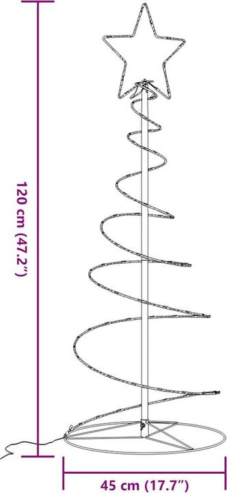 Image du produit vidaXL LED Weihnachtsbaum
