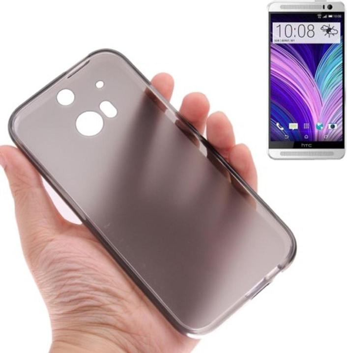 Produktbild König Design Handyhülle Transluzente TPU Tasche für HTC One 2 M8 Grau (HTC One M8)