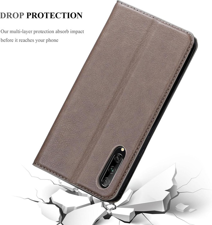 Actual product image Cadorabo Book Invisible Magnet Cover (Huawei P Smart Pro)