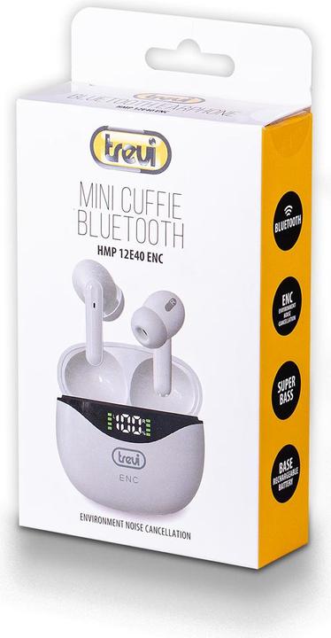Immagine prodotto Trevi Cuffie Auricolari Wireless Hmp 12e40 Enc (ANC, 4 h, Senza fili)