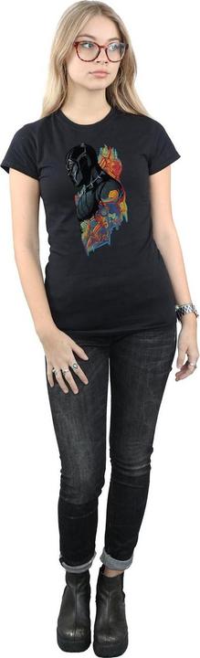 Image du produit T-shirt en coton profilé Panthère noire Femme/Femme (XXL)