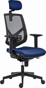 Productafbeelding Powerton ERGO TINA Ergonomische bureaustoel, donkerblauw (44 - 53.50 cm)
