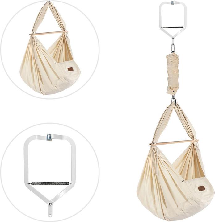 Actual product image Schmusewolke Door clamp with organic spring cradle