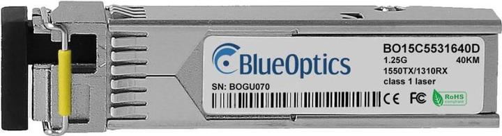 Actual product image BlueOptics Juniper EX-SFP-GE40KT15R13 Compatible SFP BO15C5531640D