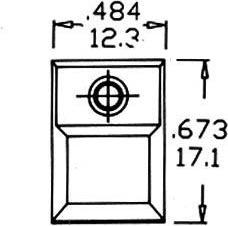 Produktbild Velleman Digitast Dip Push-Button Switch Black Cap Green Led