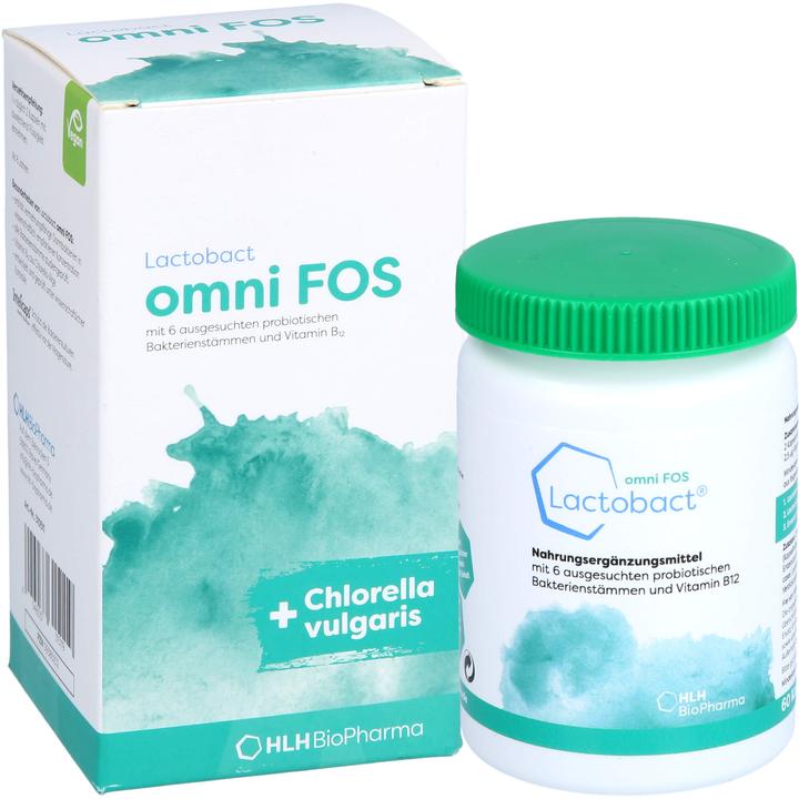 Actual product image Lactobact omni FOS capsule (60 Piece, Capsules, 61 g)