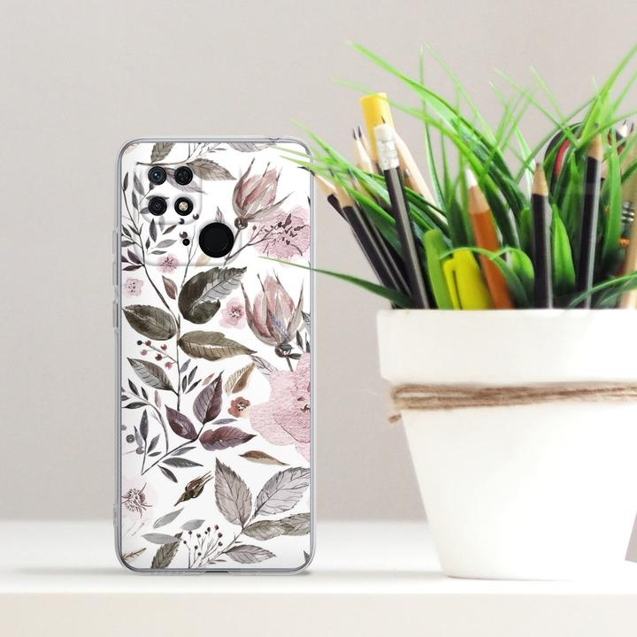 Produktbild DeinDesign Silikon Hülle für Xiaomi Redmi 10C Handyhülle Case Smartphone Schutzhülle Blumen Pastell (Xiaomi Redmi 10C)