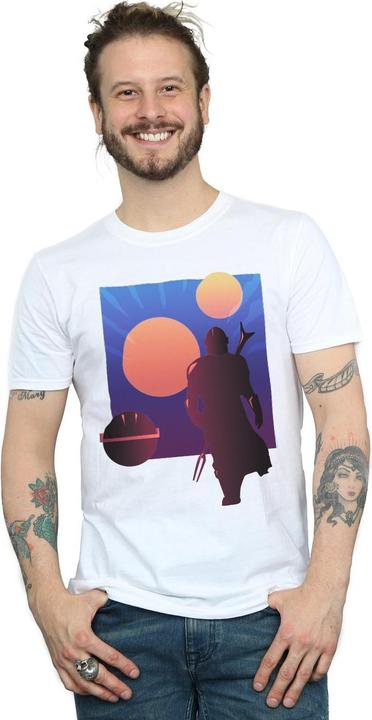 Produktbild Star Wars The Mandalorian Duo Sunset TShirt (5XL)