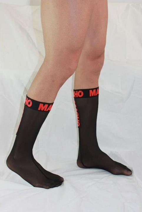 Immagine prodotto Macho Underwear Macho - Dãoenne Socken Einheitsgrã–Sse Schwarz/Rot (36, 38, 40, 42, 44)