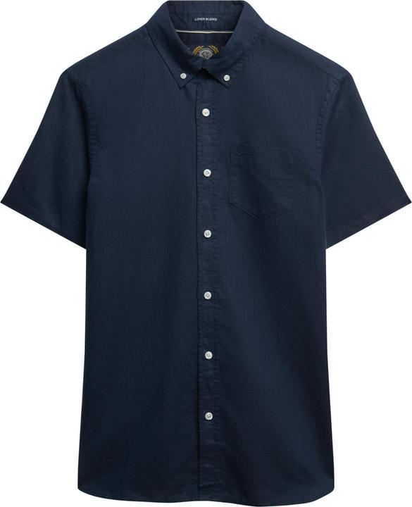 Immagine prodotto Superdry Kurzarm-Hemd aus Baumwolle und Leinen (M)
