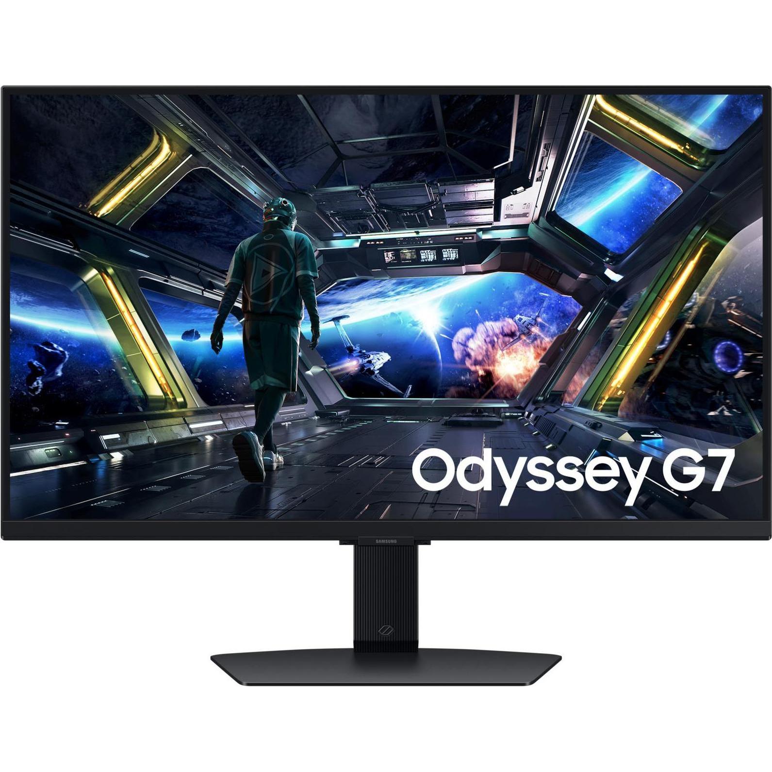 Samsung Monitor MONITOR LCD 27" ODYSSEY G7/LS27DG702EUXDU (3840 x 2160 Pixel, 27"), Monitor, Schwarz